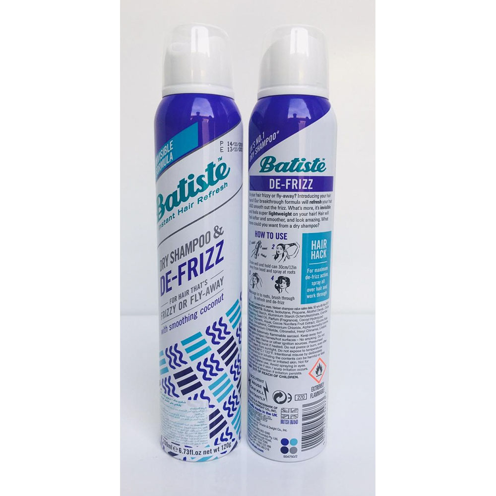 Batiste - Dry Shampoo & De-Frizz 200ml