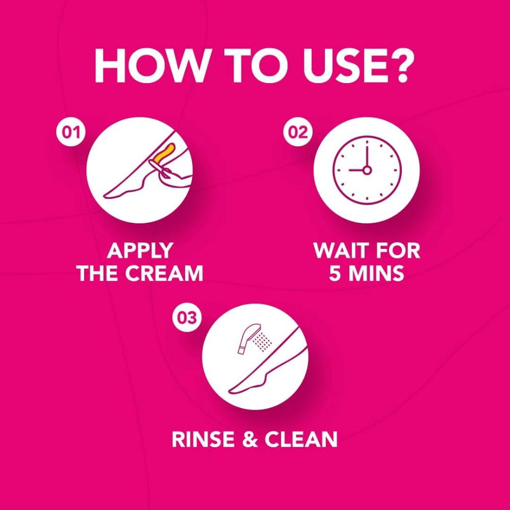 Nair - Hair Remover Cream Tube Rose 110gm