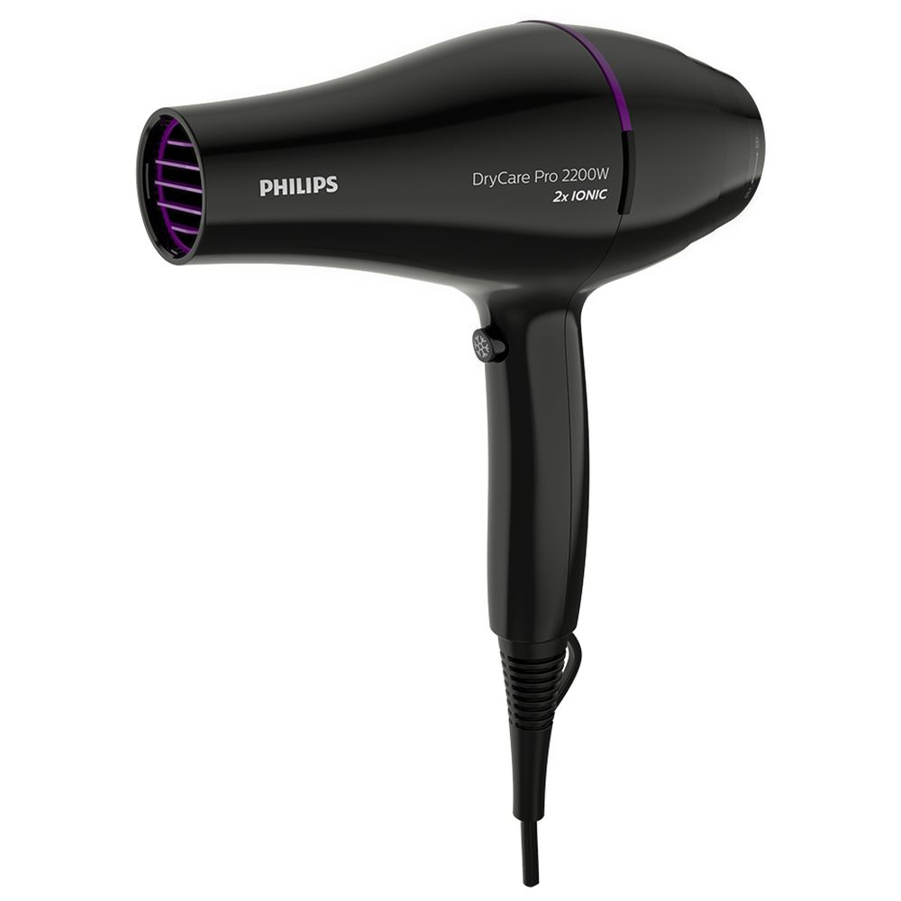 Philips BHD274/03 Drycare Pro Hairdryer With Diffuser Black