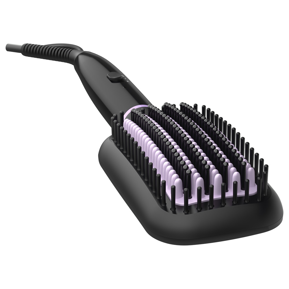 Philips - BHH880 Stylecare Heated Straightening Brush Black