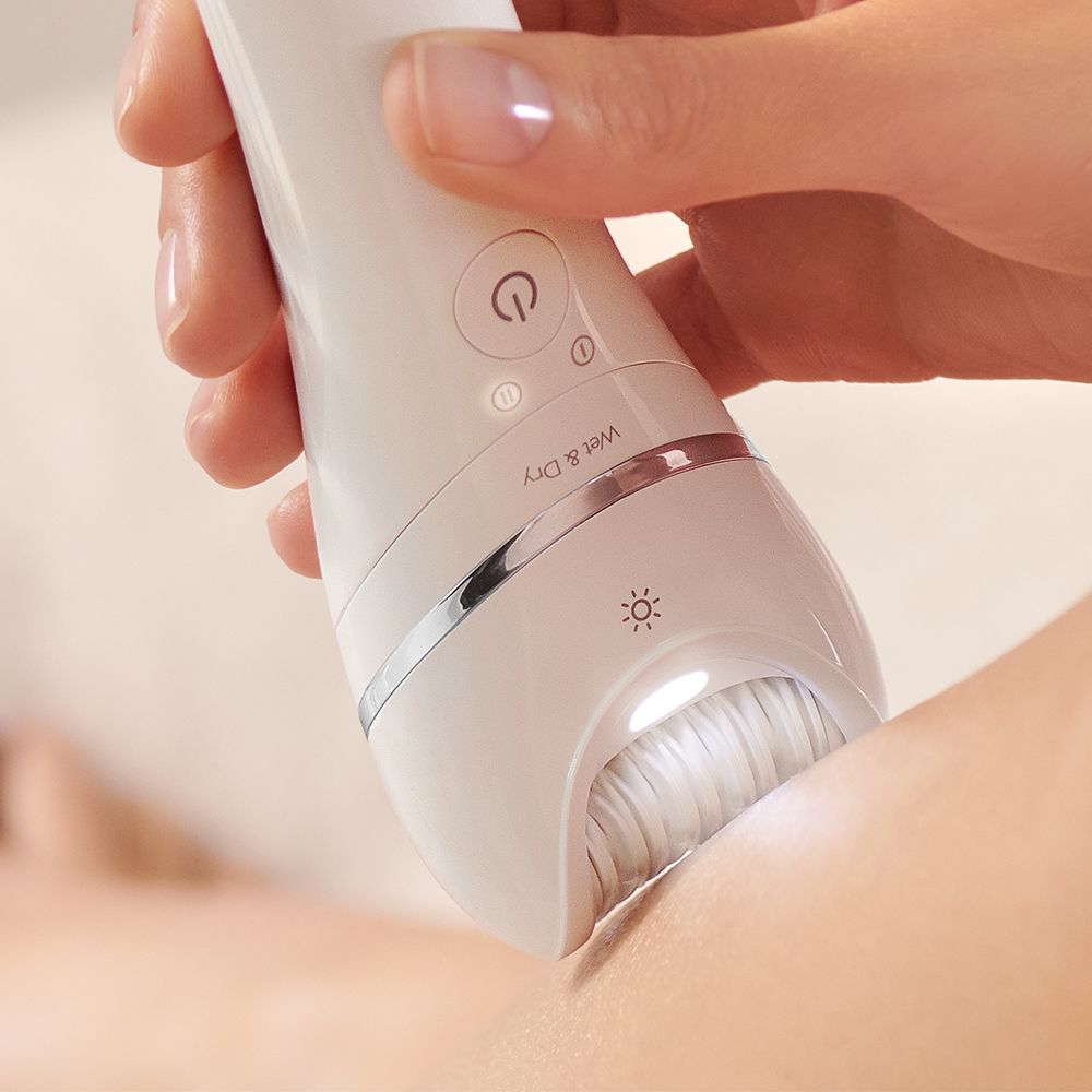 Philips - BRE700/01 Series 8000 Wet & Dry Epilator