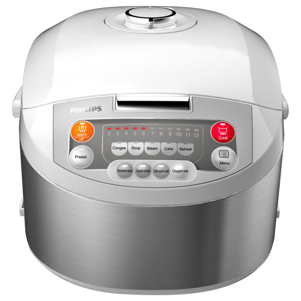 Philips - HD3038/56 Viva Collection Fuzzy Logic Rice Cooker