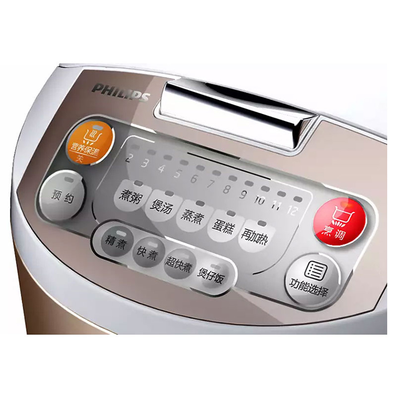 Philips - HD3038/56 Viva Collection Fuzzy Logic Rice Cooker
