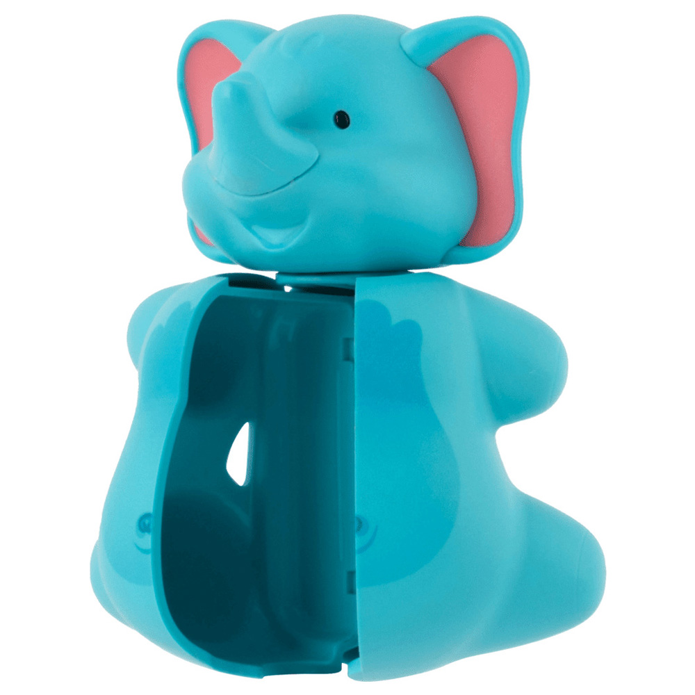 Flipper - Hygienic Toothbrush Holder With Suction Cup, Elephant, 3Y+