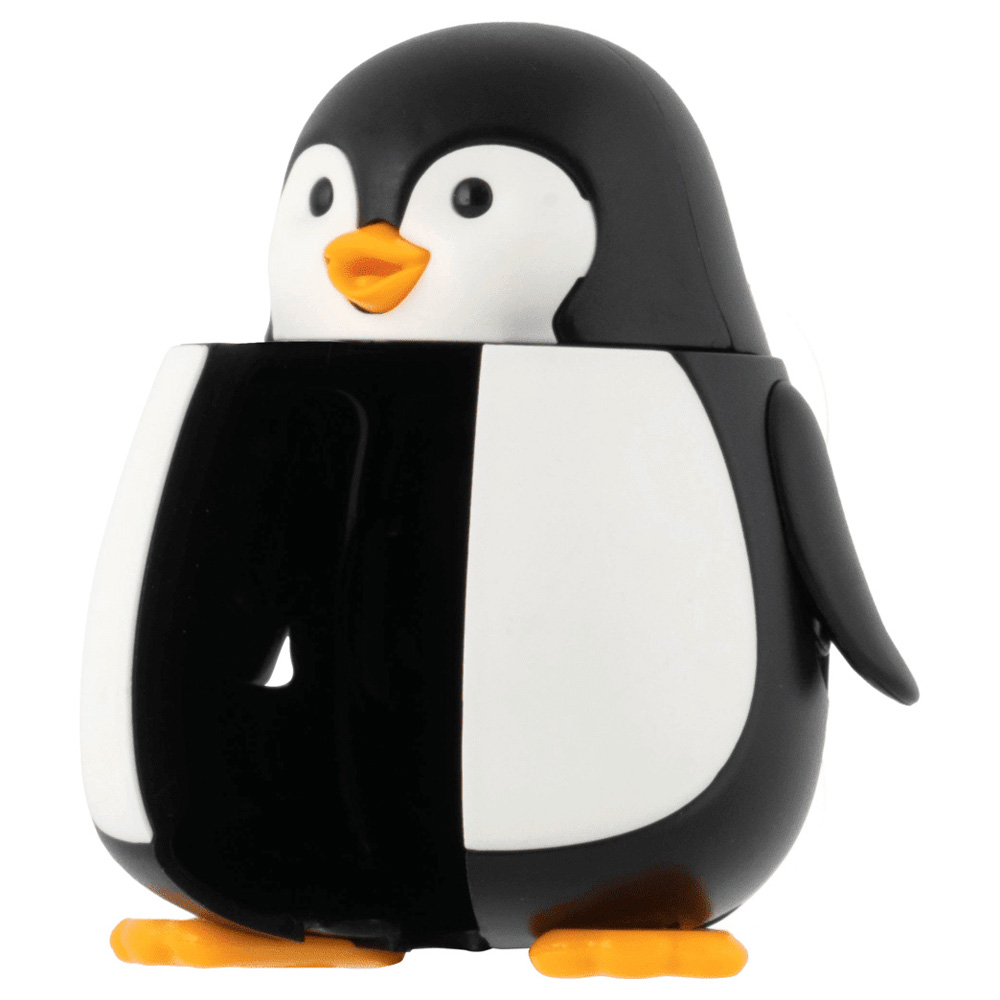 Flipper - Hygienic Toothbrush Holder With Suction Cup, Penguin, 3Y+