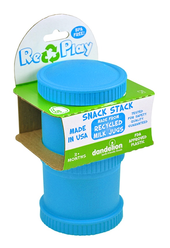 Re-Play Double Snack Stack - Sky Blue