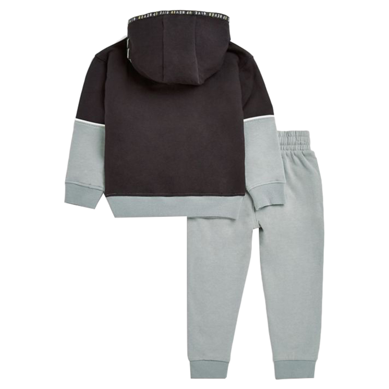 Mothercare - Boys Reflective Jog Set - Grey & Black