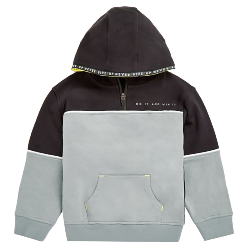 Mothercare - Boys Reflective Jog Set - Grey & Black