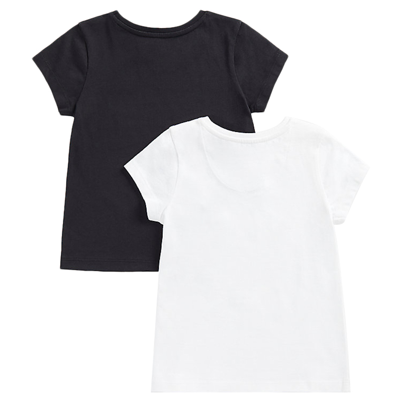 Mothercare - 2pc-Set - Solid Round Neck T-shirt