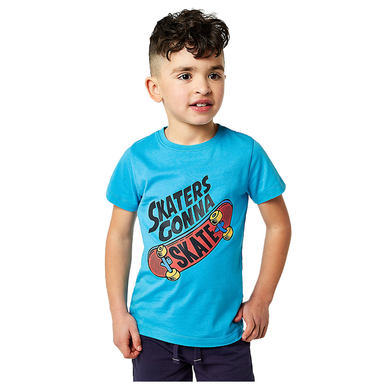 Mothercare Skater T-Shirt & Shorts Navy/Blue - 2 Pcs