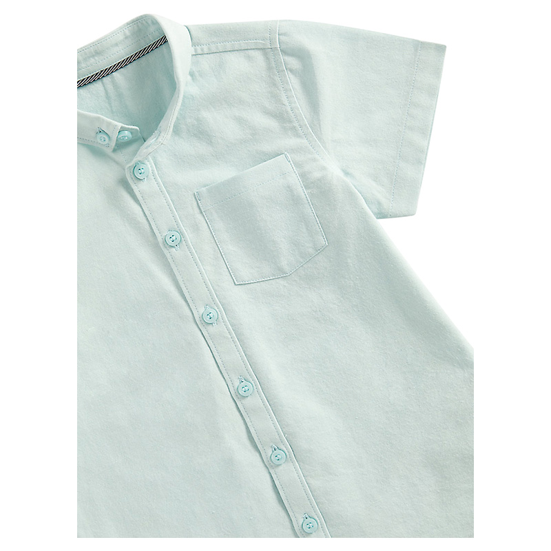 Mothercare Boys Solid Shirt - White - 2 Pcs