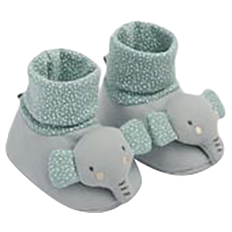 Mothercare - Elephant Rattle Sock-Top Booties