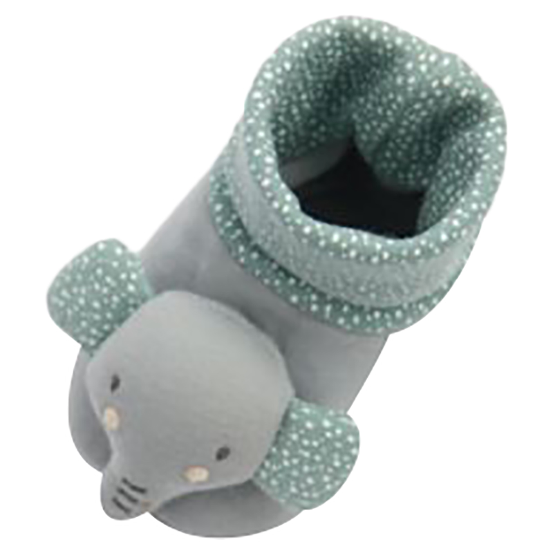 Mothercare - Elephant Rattle Sock-Top Booties
