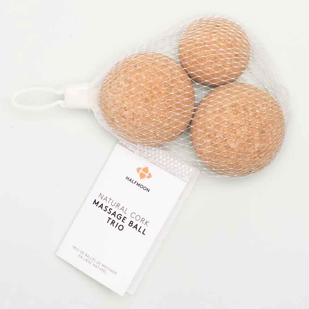 Halfmoon - Cork Massage Ball Trio