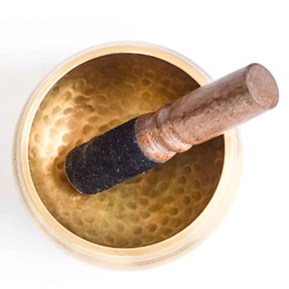 Halfmoon - Hammered Brass Singing Bowl - 4Inch