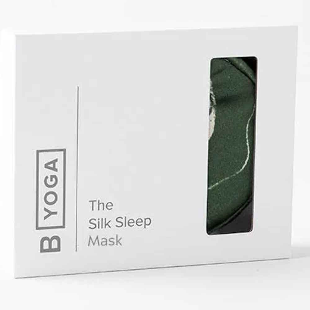 Halfmoon - The Silk Sleep Mask - Marbled Emerald
