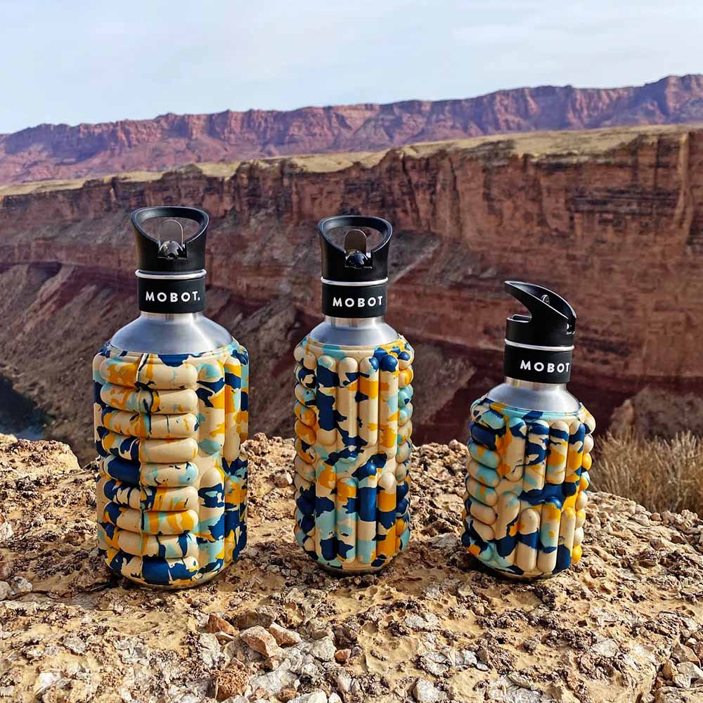 Mobot - Firecracker Foam Roller Water Bottle - 532.3Ml - Earth