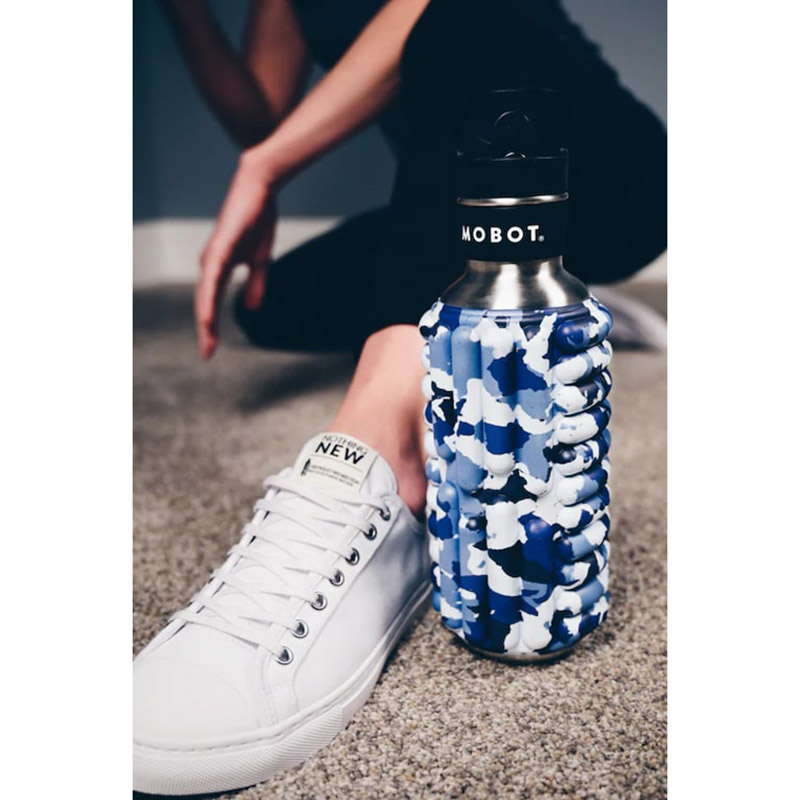 Mobot - Grace Foam Roller Water Bottle - 798.4Ml - Marine