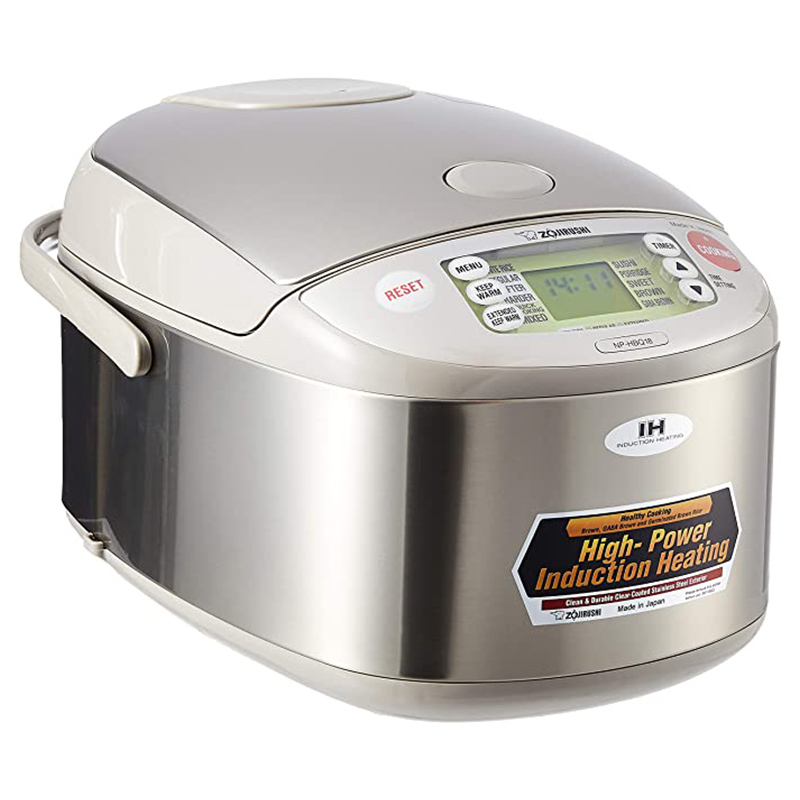 Zojirushi Electric Rice Cooker/Warmer - Silver - 1.8 L
