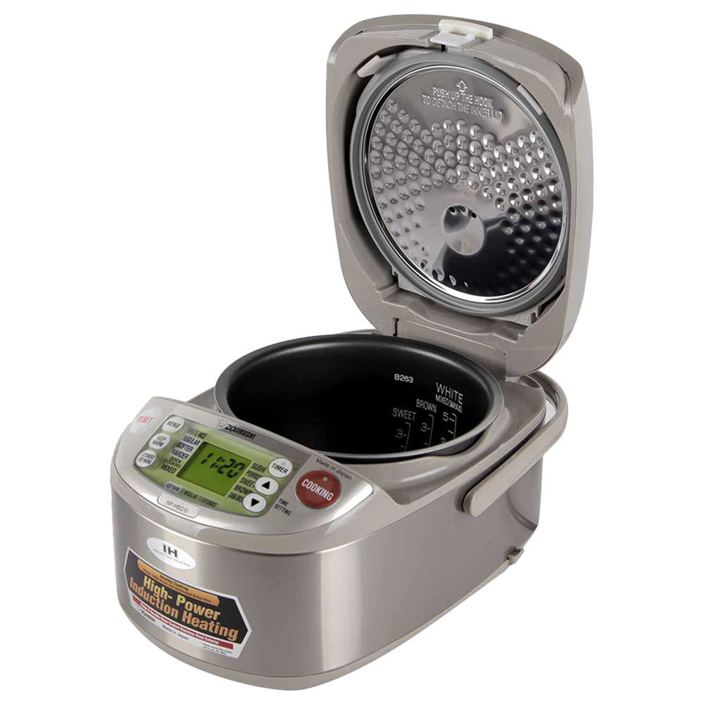Zojirushi Electric Rice Cooker/Warmer - Silver - 1.8 L