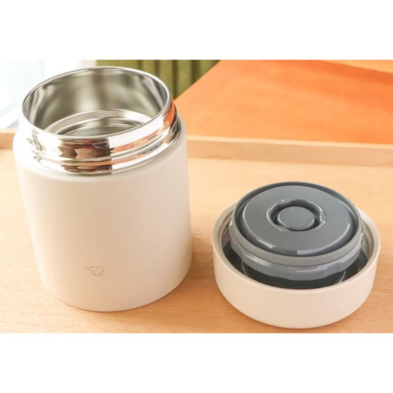 Zojirushi - Stainless Steel Vacuum Soup Jar - 0.40L - Beige