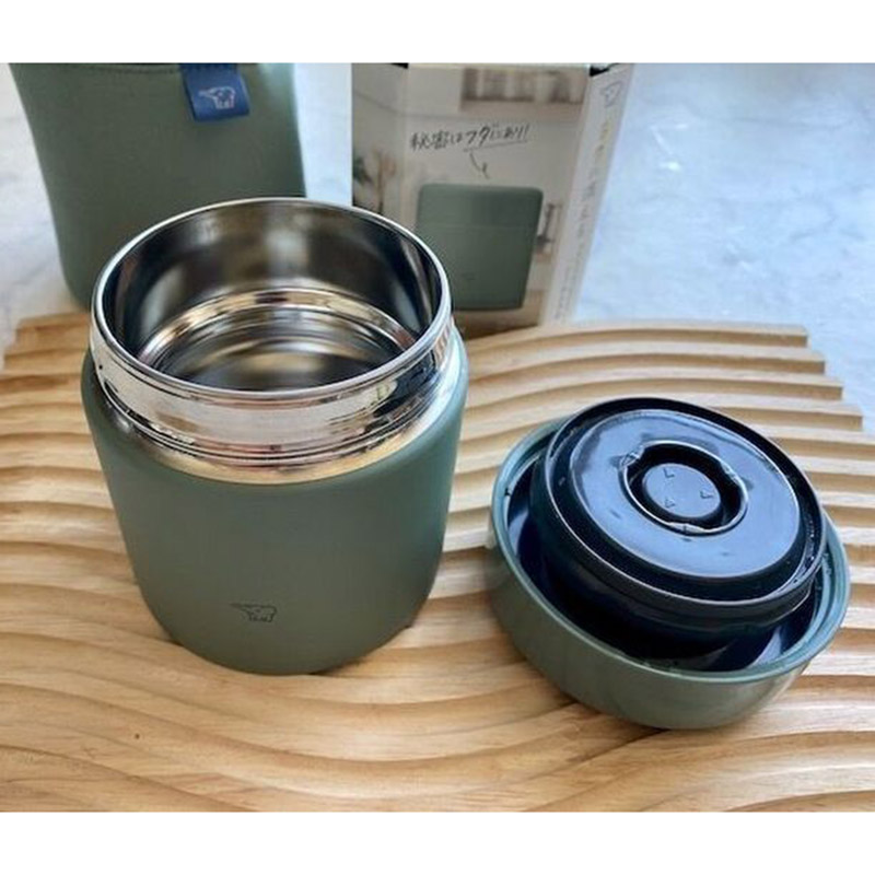 Zojirushi - Stainless Steel Vacuum Soup Jar - 0.52L - Matte Green