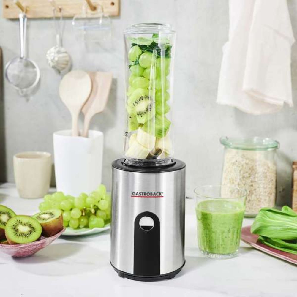 Gastroback Design Smoothie Maker Mix & Go Juicer Machine - Silver