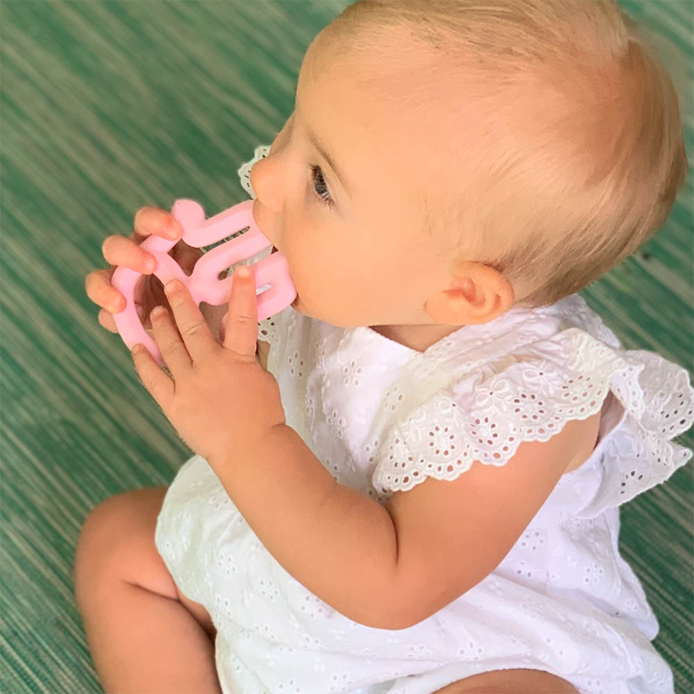 Minikoioi - Silicone Toothee Teether - Pink