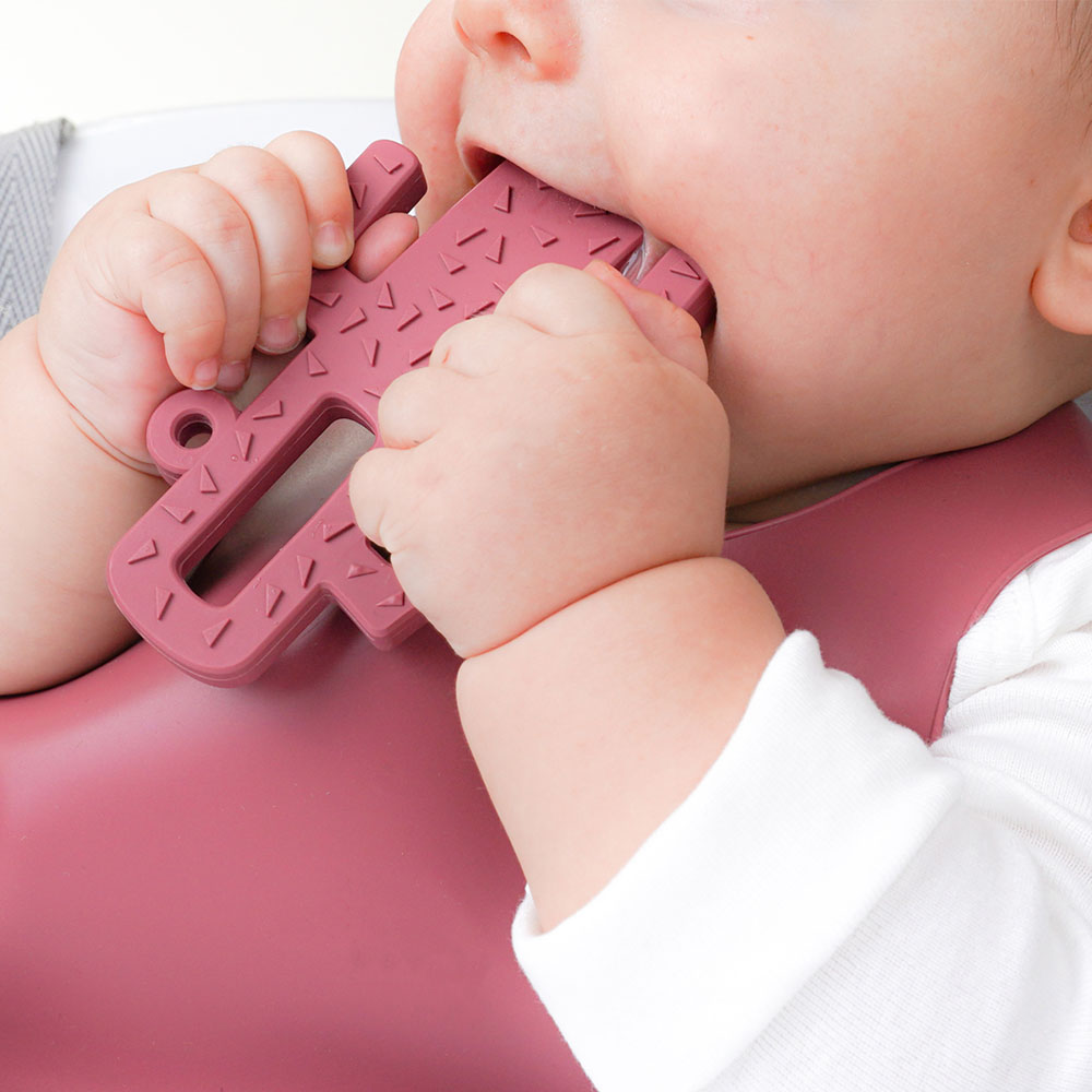 Minikoioi - Silicone Cactus Teether - Rose
