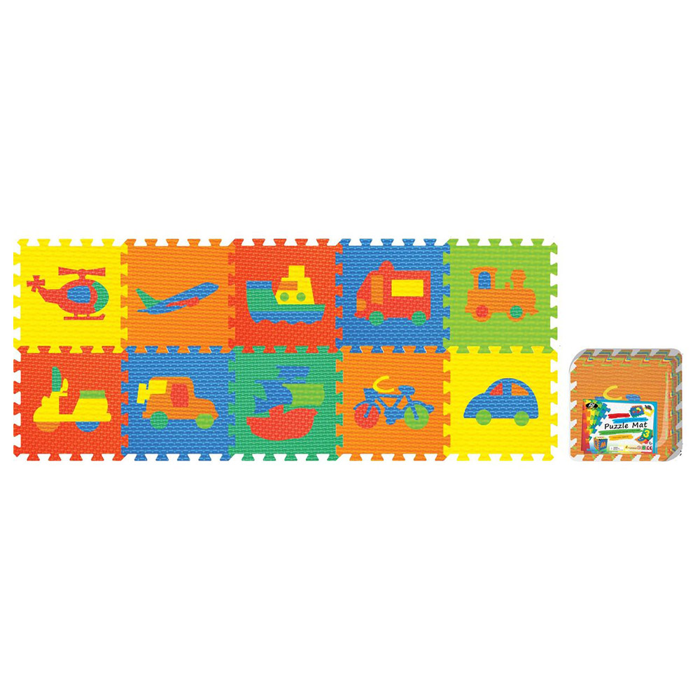 Power Joy - Puzzle Mat Vehicle 32 x 32cm 10pcs