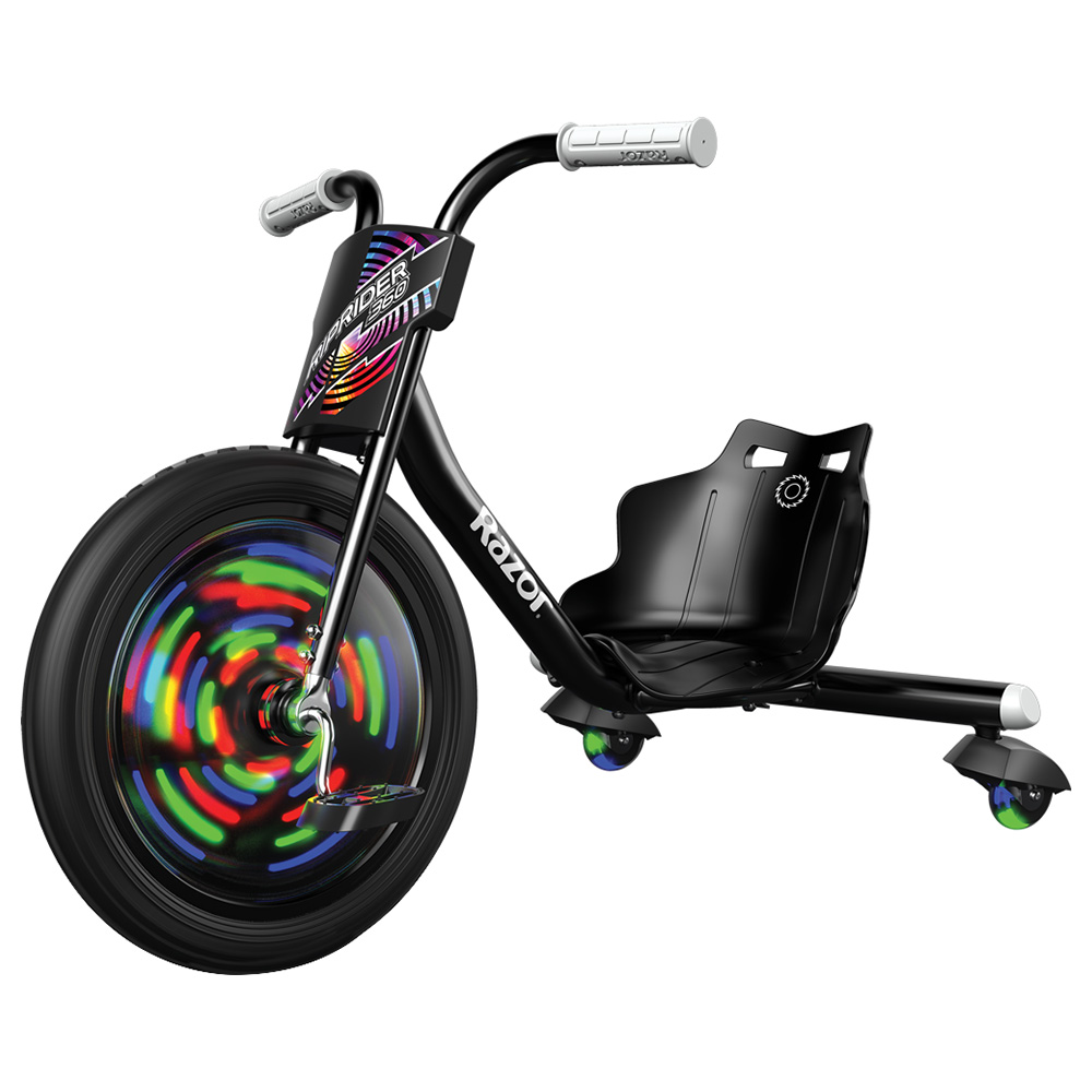 Razor - RipRider 360 Lightshow Trike - Black
