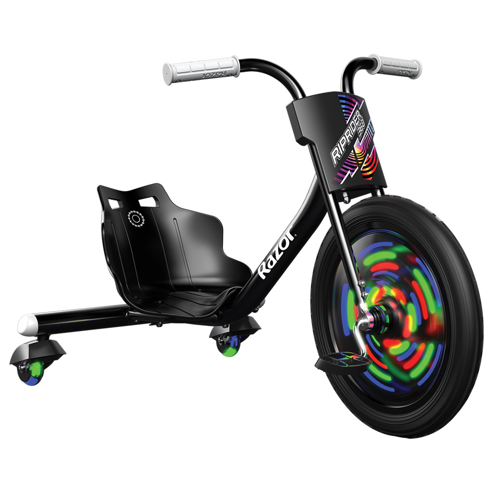 Razor - RipRider 360 Lightshow Trike - Black
