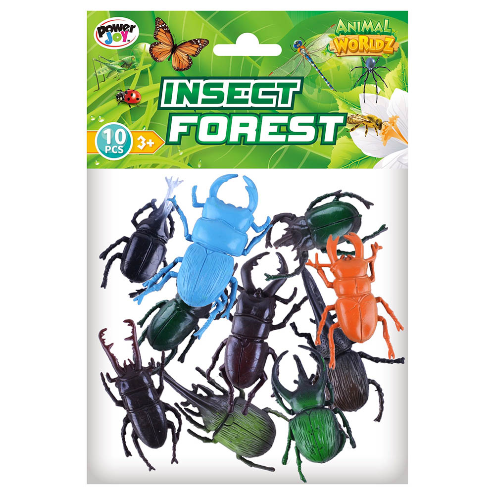 Power Joy - Figurine - Insects - 2-Inch - 10pcs - Style may vary