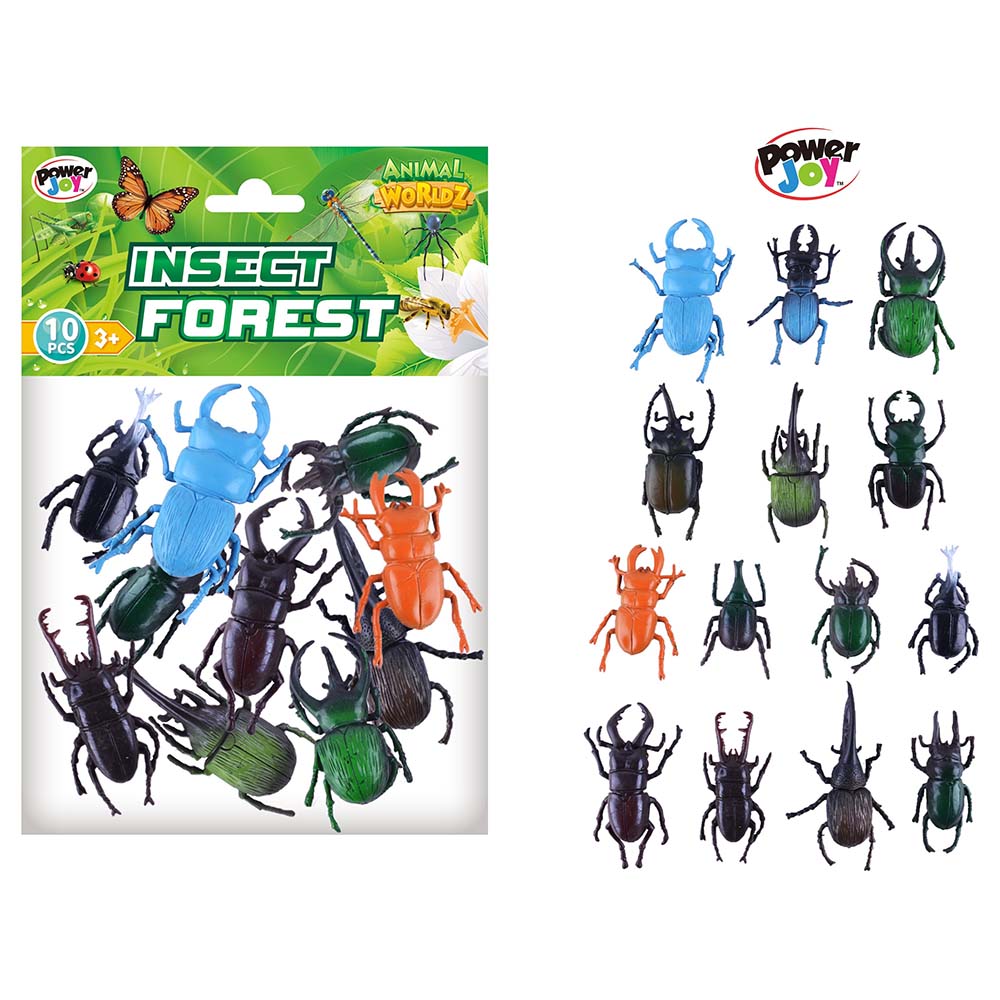 Power Joy - Figurine - Insects - 2-Inch - 10pcs - Style may vary