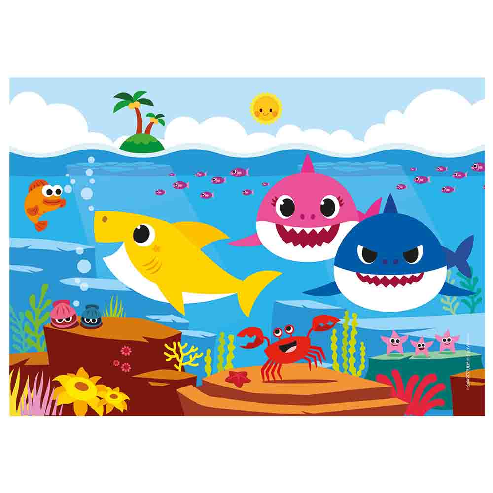 Clementoni - Babyshark Supercolor Puzzle - 2x20pcs