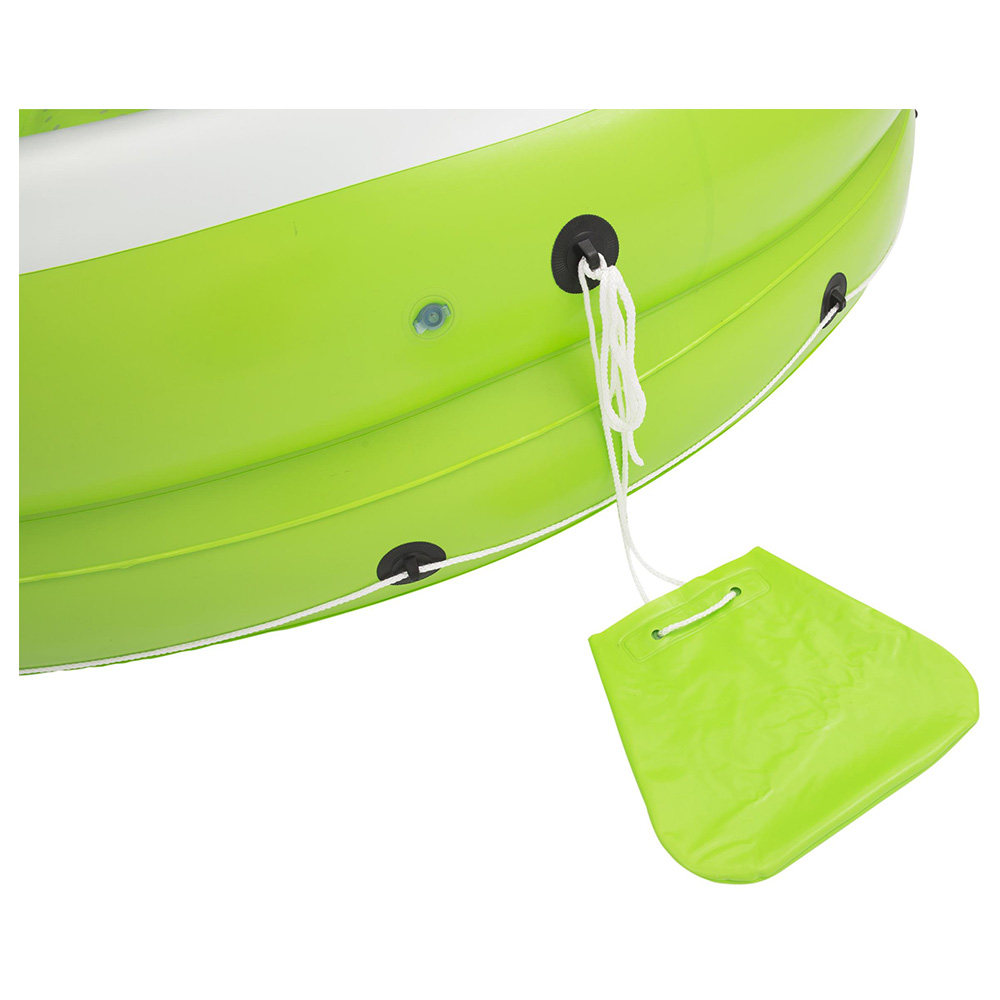 Bestway - Hydroforce Kick Back Lounger 277x262cm - Inflatable Pool Float - Green