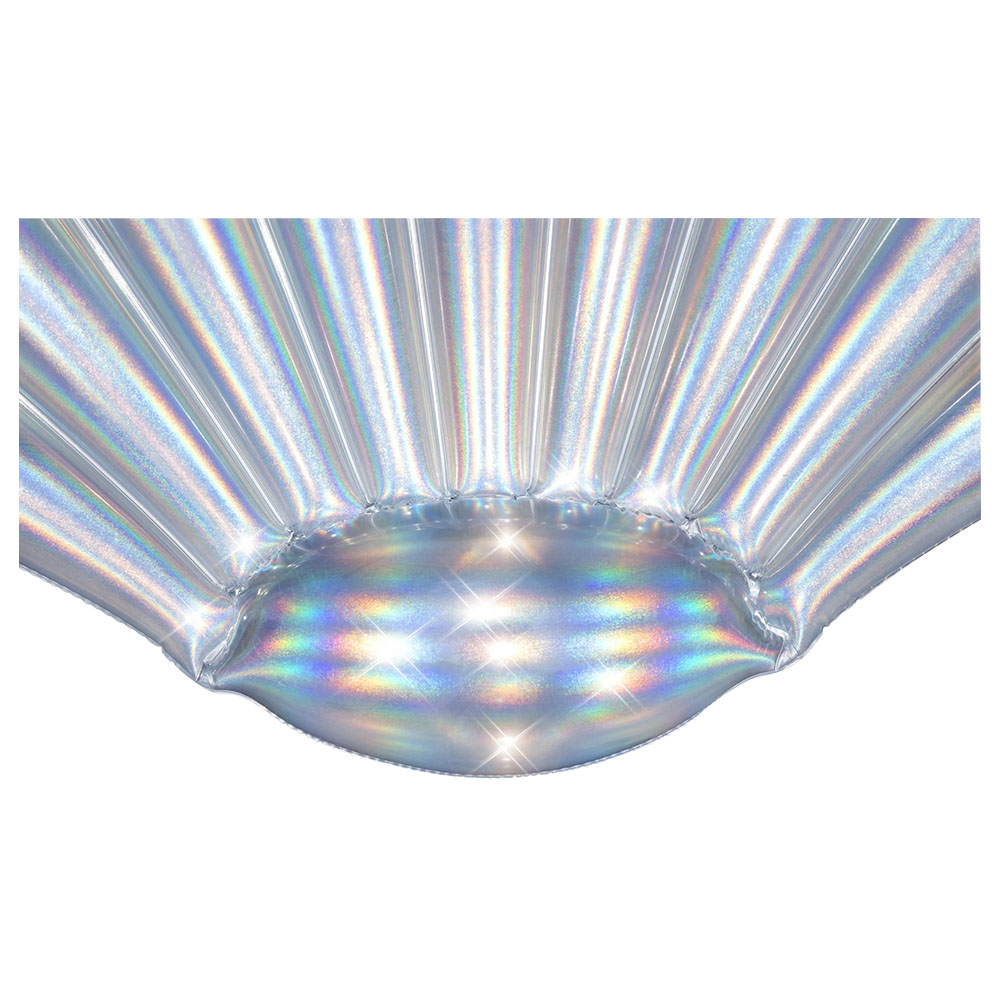 Bestway - Iridescent Shell Lounge 185x114cm - Inflatable Pool Float - Silver