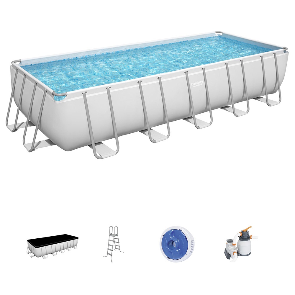 Bestway - Power Steel Pool Set 640x274x132cm - White