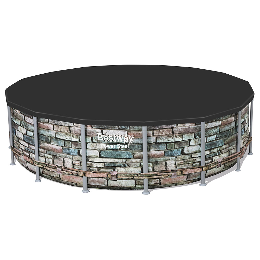 Bestway - Steel Pool Cover 488cm - Black