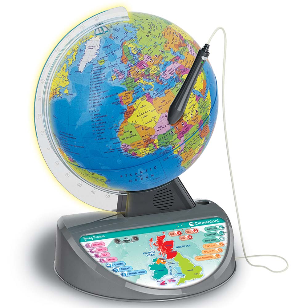 Clementoni - Explore The World Battery Operated Globe