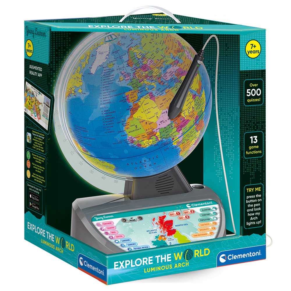 Clementoni - Explore The World Battery Operated Globe