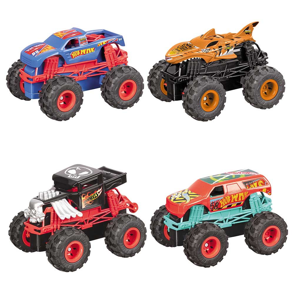 Mondo - Hot Wheels Remote Control Mini Monster Truck - Style May Vary