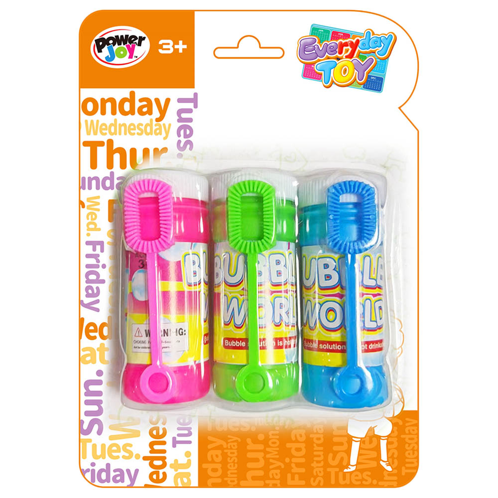 Power Joy - Everyday Toy Bubble - Assorted 3pcs