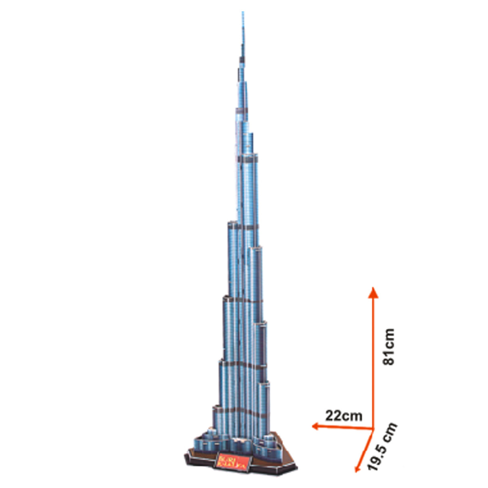 CubicFun - 3D Puzzle Burj Khalifa - 92pc