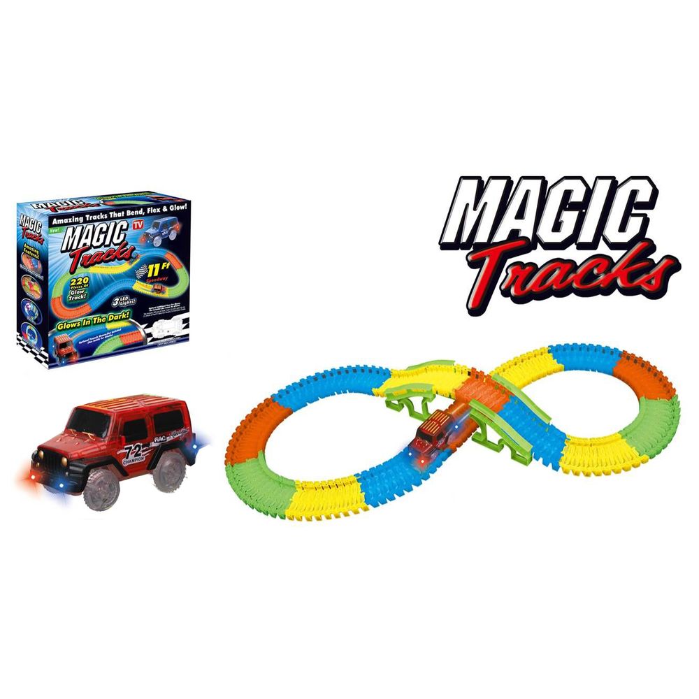 Power Joy - Glow in the dark Magic Track 11ft - 220pcs