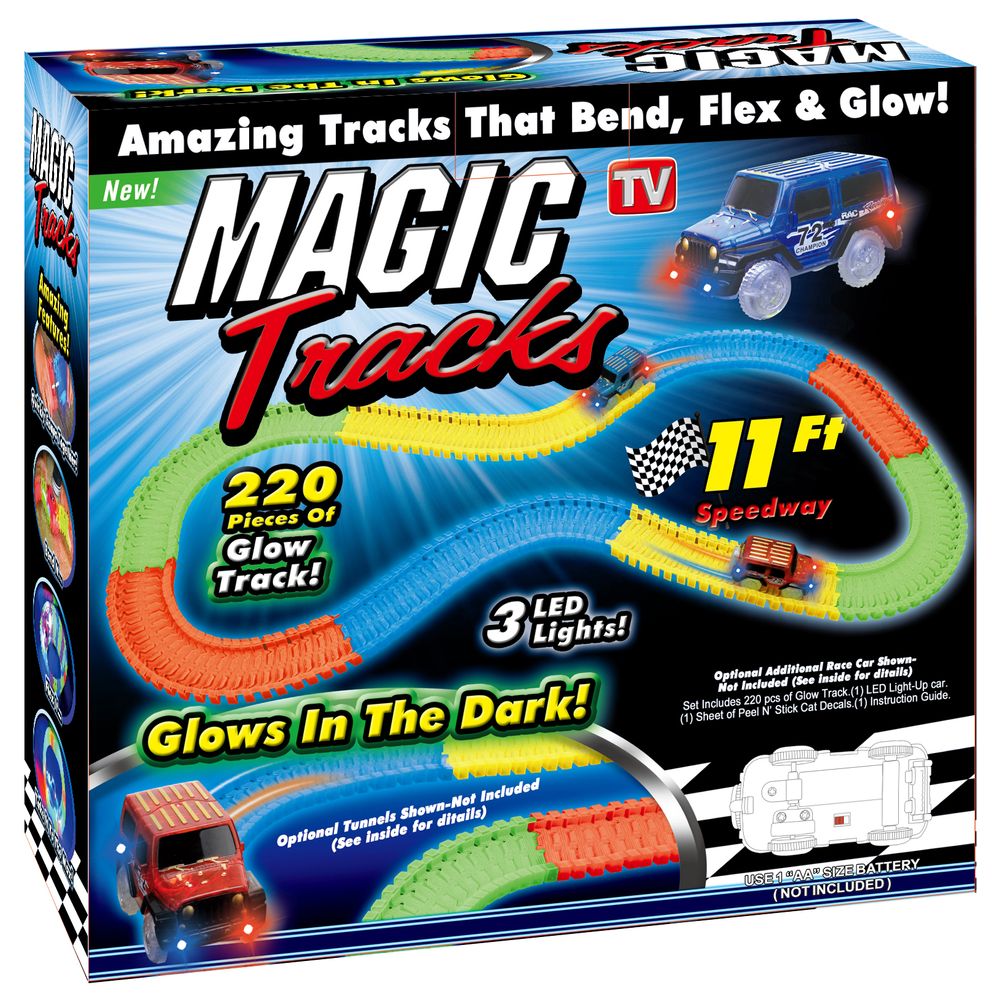 Power Joy - Glow in the dark Magic Track 11ft - 220pcs