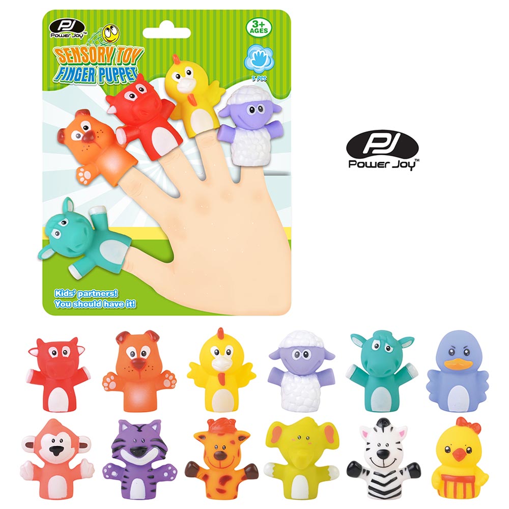 Power Joy - Sensory Toy Finger Puppet 5Pcs-Set