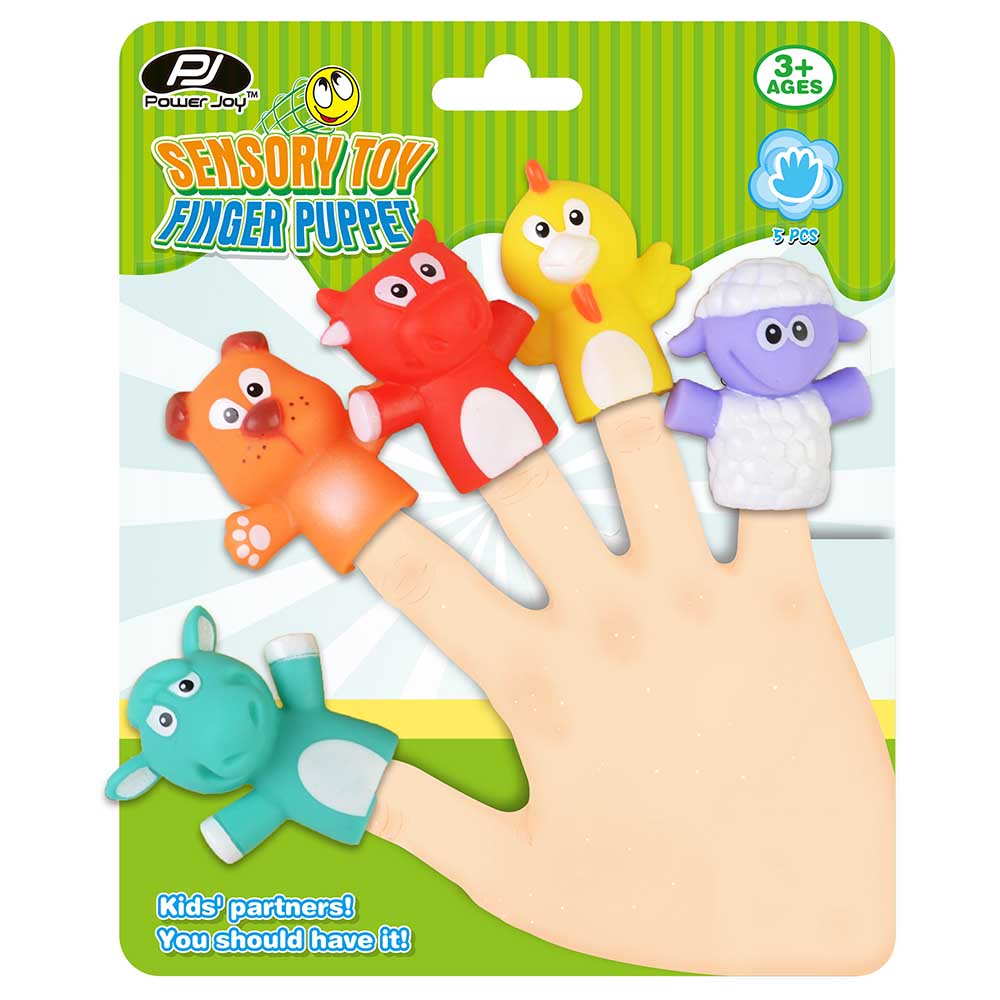 Power Joy - Sensory Toy Finger Puppet 5Pcs-Set
