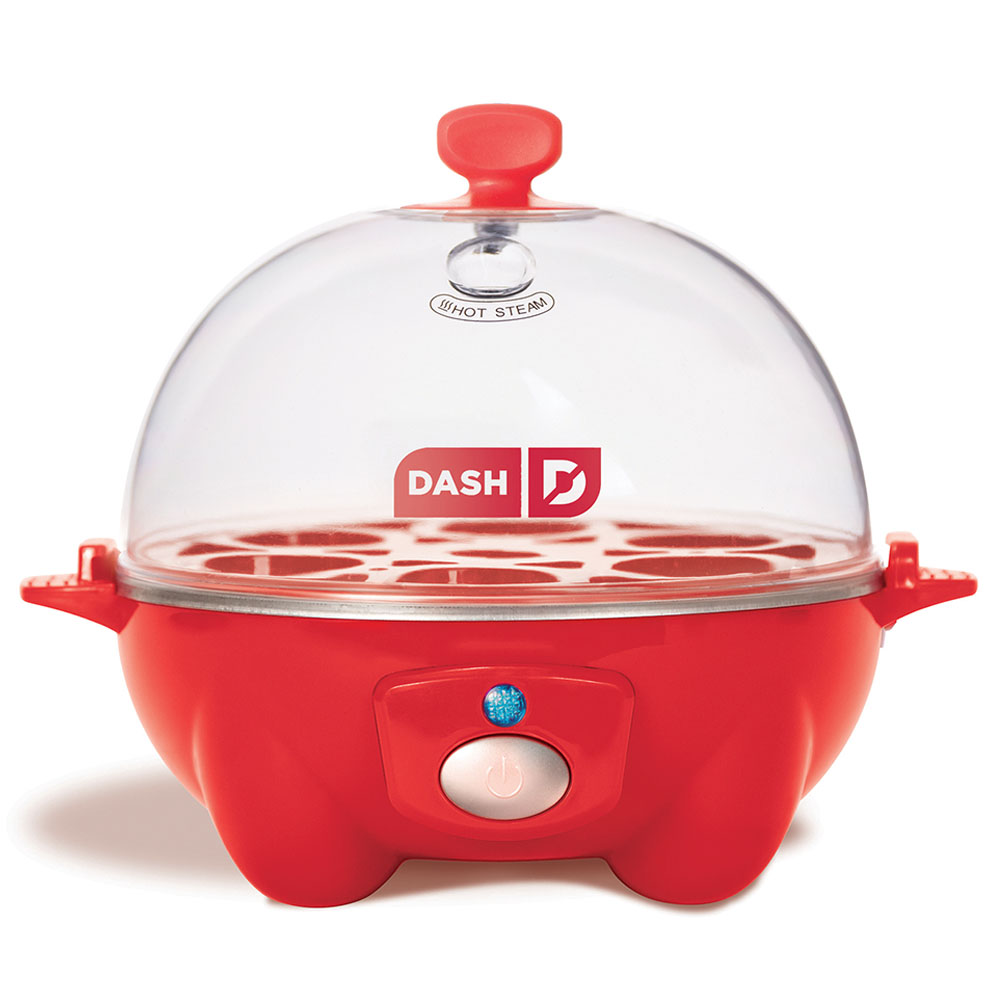 Dash Rapid Egg Cooker: 6 Egg Capacity Electric Cooker Red