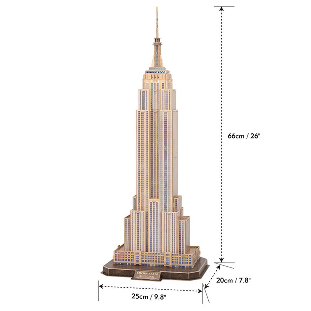 CubicFun - 3D Puzzle Empire State Building - 66pc